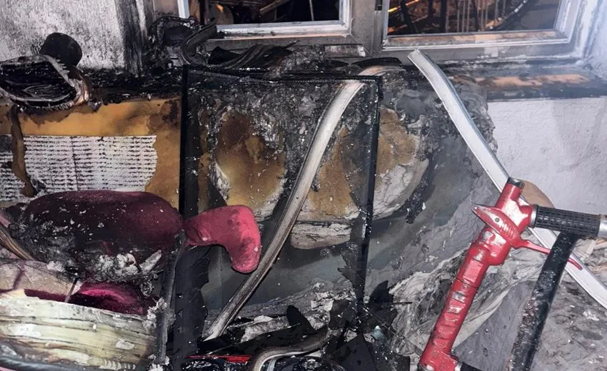 Çünür Mahallesinde Ev Yangını