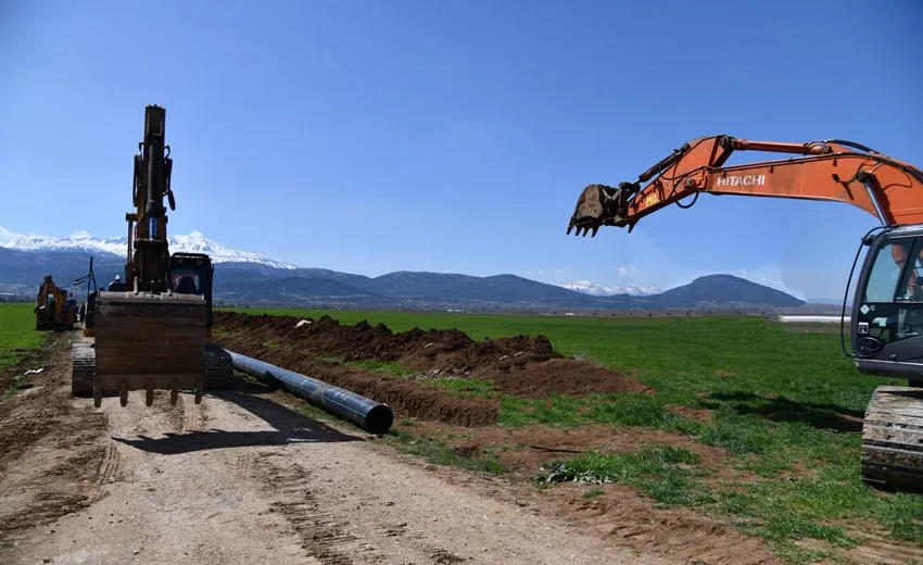Isparta Atabey Sulaması Yenilemesi Devam Ediyor