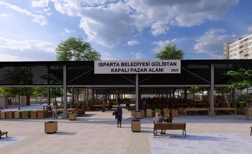 Gülistan Kapalı Pazar Yeri Temeli Atılıyor