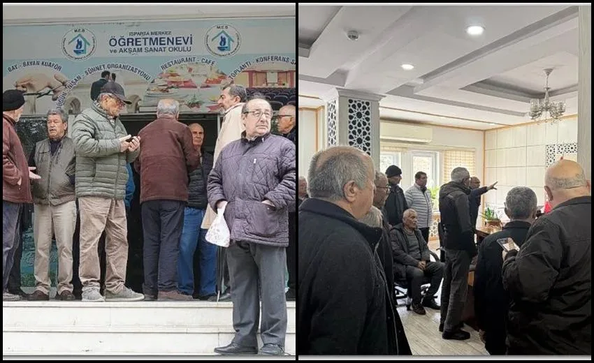 Isparta Öğretmenevinde Gerginlik: Emekli Öğretmenlerden Tepki