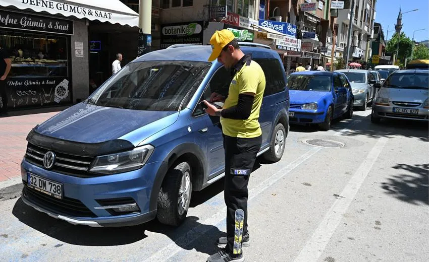 Isparta’da Cadde Otoparkları Tatil Boyunca Ücretsiz