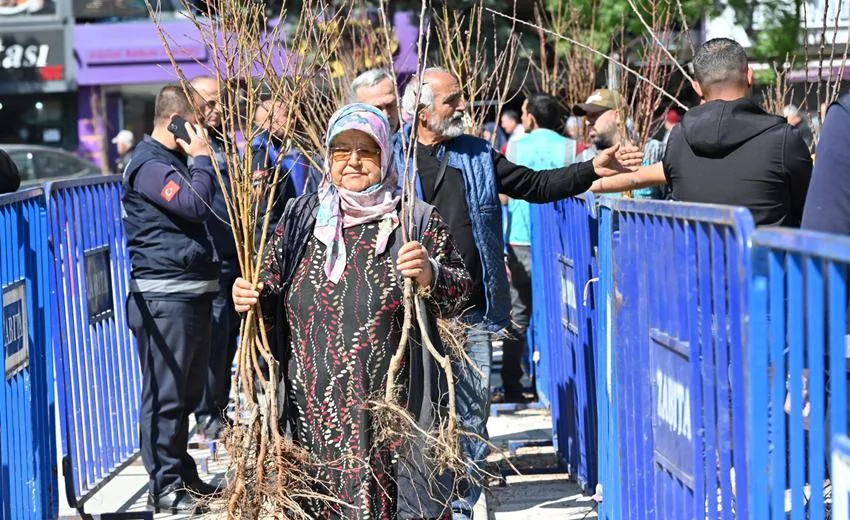 15 Bin Adet Meyve Fidanı Dağıtıldı