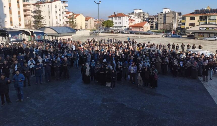 Isparta’da Şevval Ayının Son Umre Kafilesi Dualarla Uğurlandı